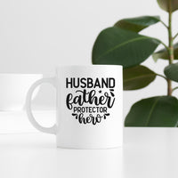 "Husband Father Protector Hero" Graphic
