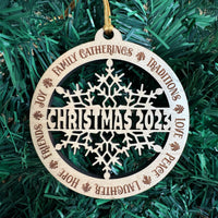 Christmas 2023 Family Traditions Ornament
