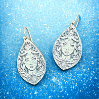 Ice Queen Teardrop Earrings