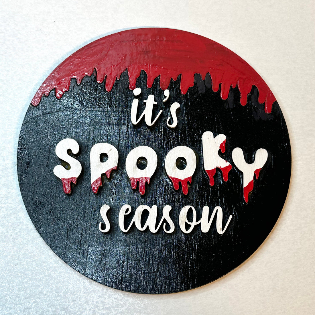 It's Spooky Season: Blood-Dripped Delight Door Sign – Glowforge Shop