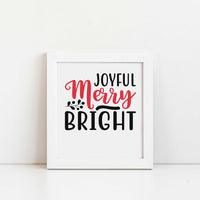 "Joyful Merry Bright" Graphic