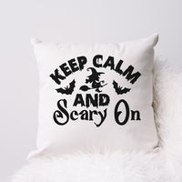 "Keep Calm And Scary On" Graphic