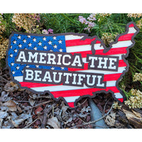 Layered Patriotic Home Decor - "America the Beautiful"