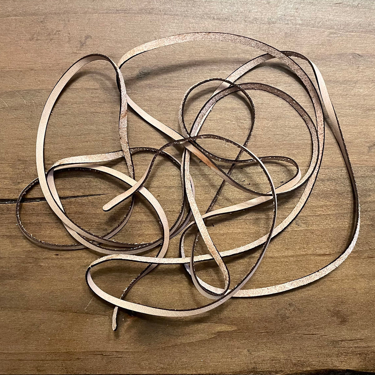 Leather String Accessory Leather Lace 3/8