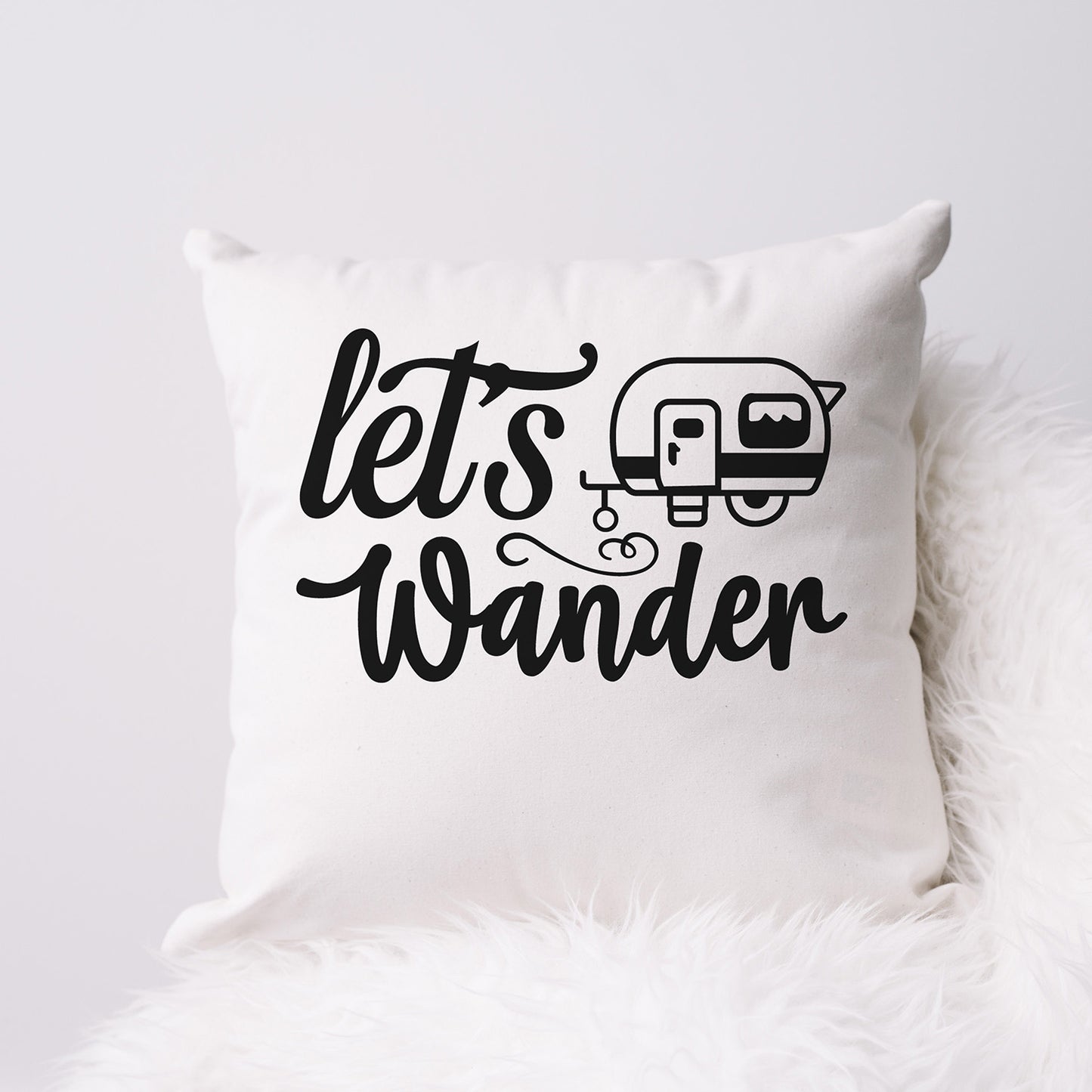 "Let's Wander" Graphic