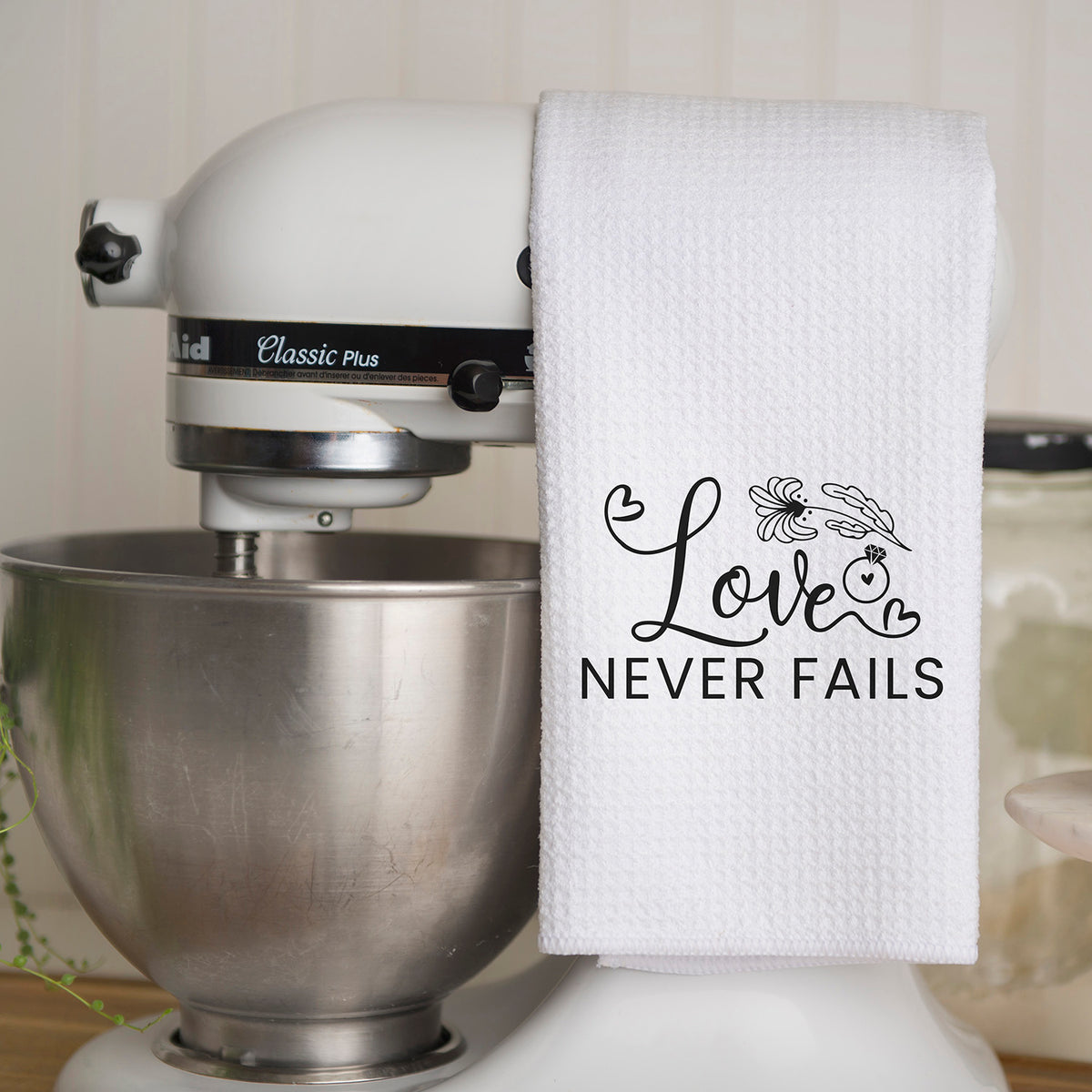 "Love Never Fails" Graphic - Glowforge