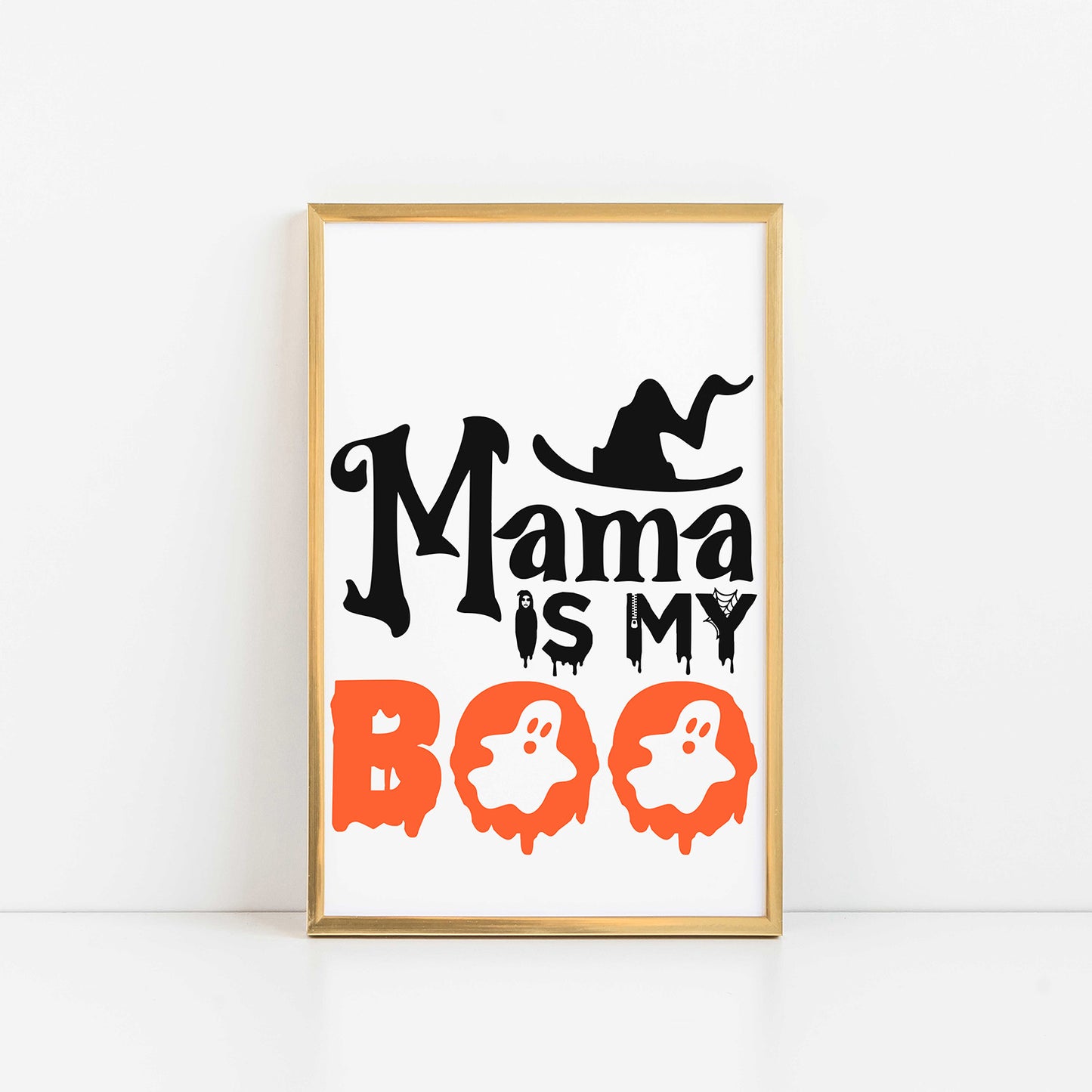 "Mama Is My Boo" Graphic - Glowforge