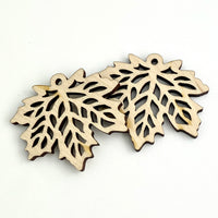 Maple Leaf Cutout Earrings