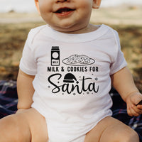 "Milk & Cookies For Santa" Graphic