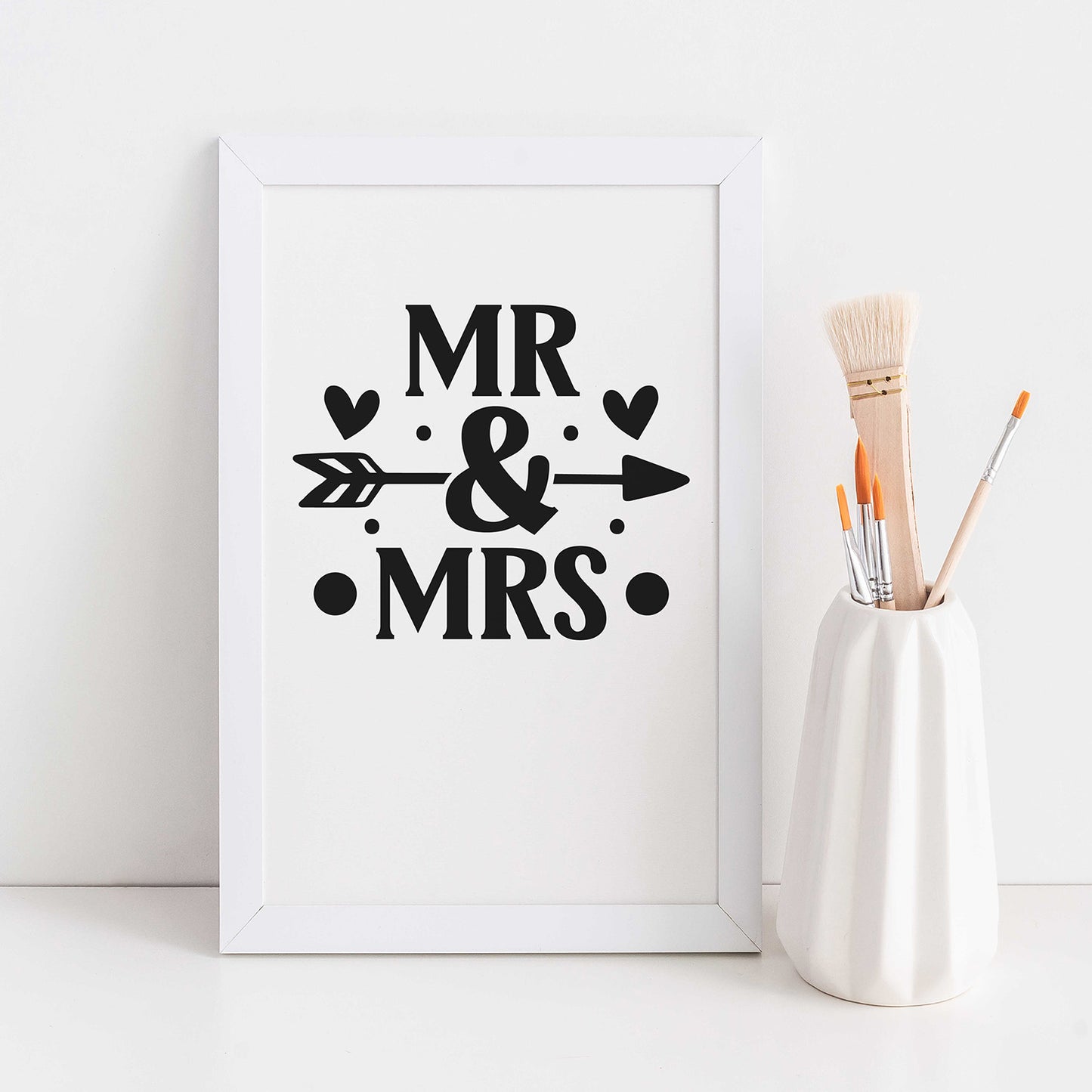 "Mr & Mrs" Graphic