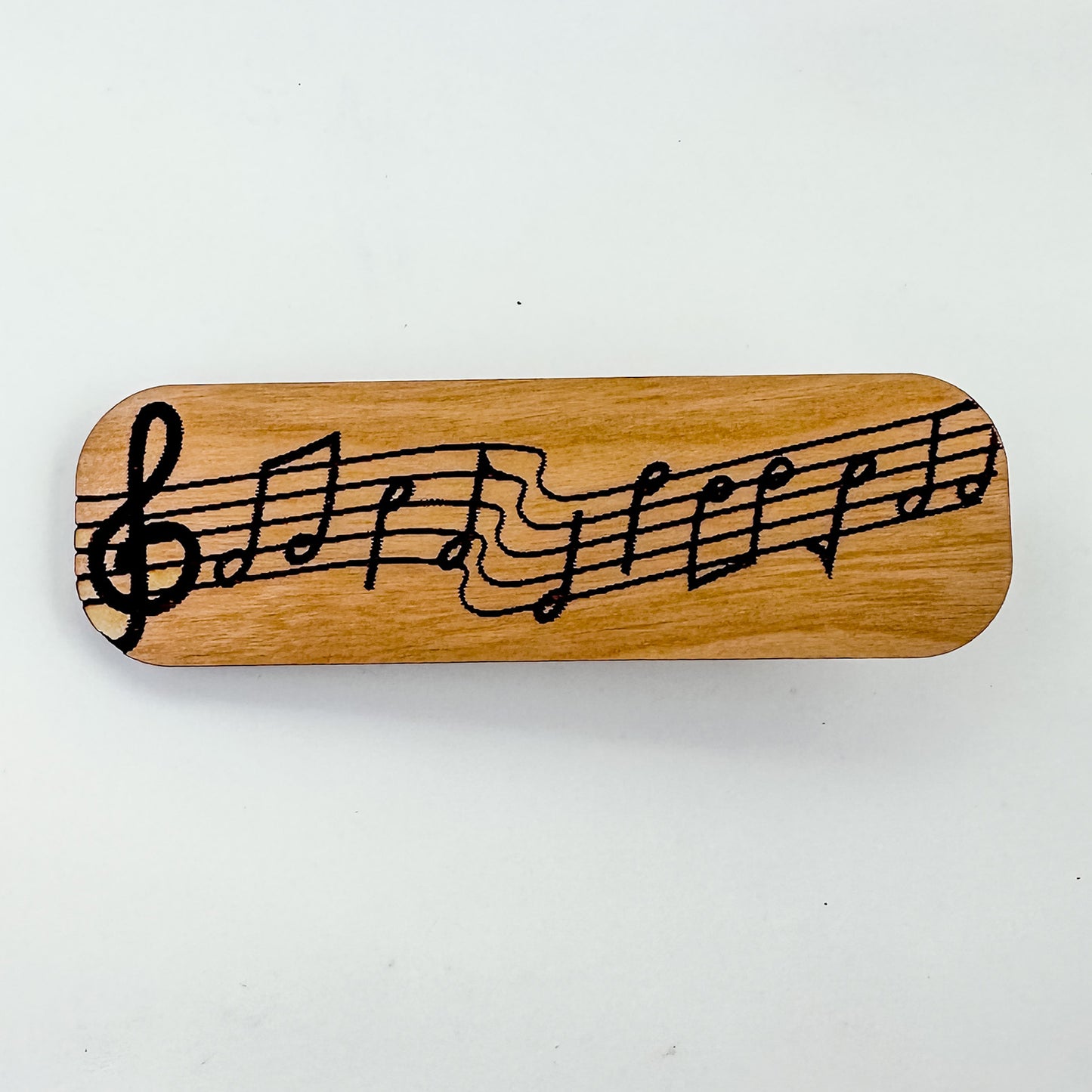Music Themed Hair Clip - Musical Notes Magnet