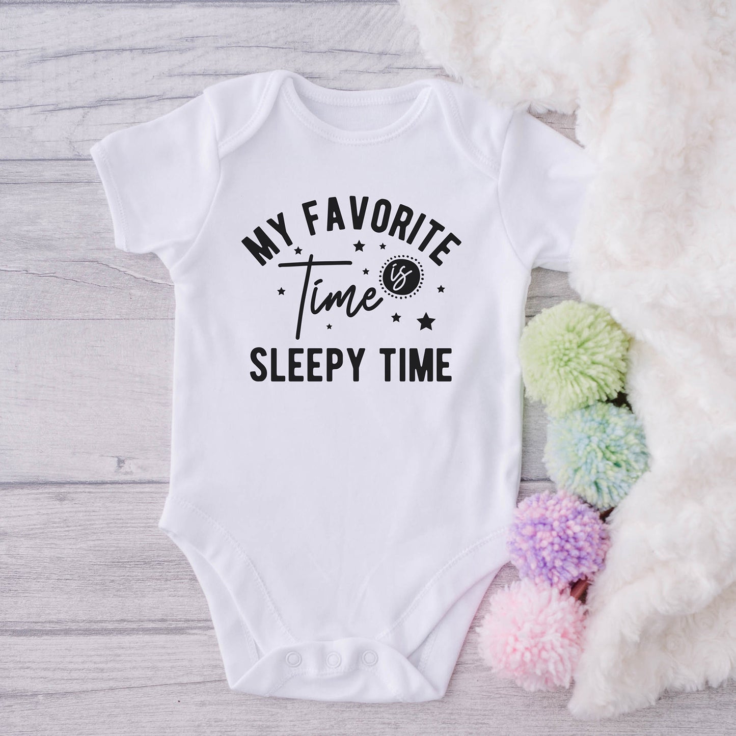 "My Favorite Time Is Sleepy Time" Graphic