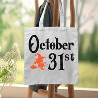 "October 31st" With Witch Graphic