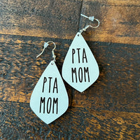 PTA Mom Dangle Teardrop Earrings