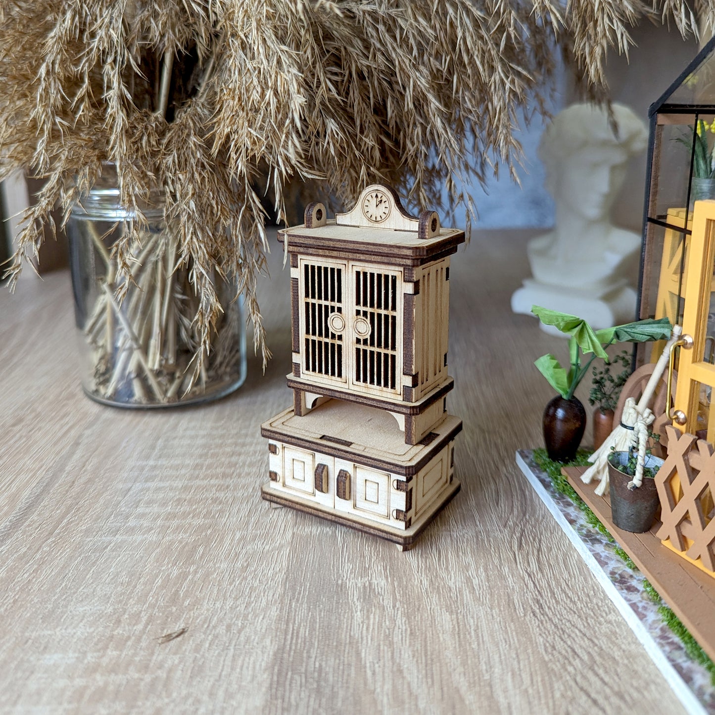 Miniature Retro Cupboard Ornament 1:20 scale