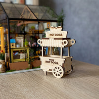 Miniature Hot Dog Cart Ornament