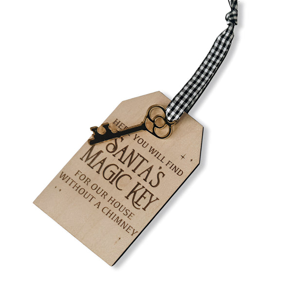 Personalizable Santa's Magic Key Tag # 1 – Glowforge Shop