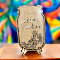 Personalizable Smart Cookie Reward Jar - Clever Cookie Motivation Jar for Kids