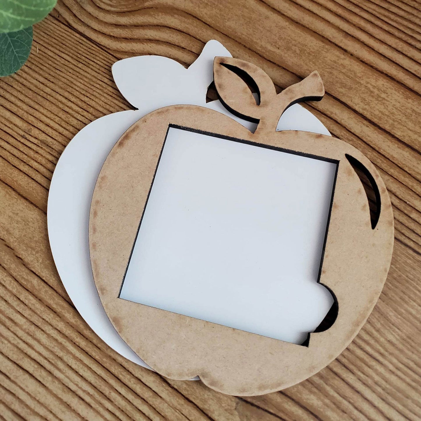 Personalized Apple Post it Note Holder
