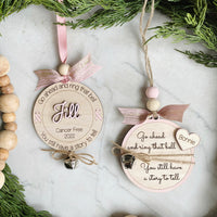 Personalized Cancer-Free Ornament - Cancer Bell Ornament