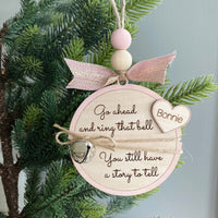 Personalized Cancer Survivor Ornament - Cancer Bell Ornament