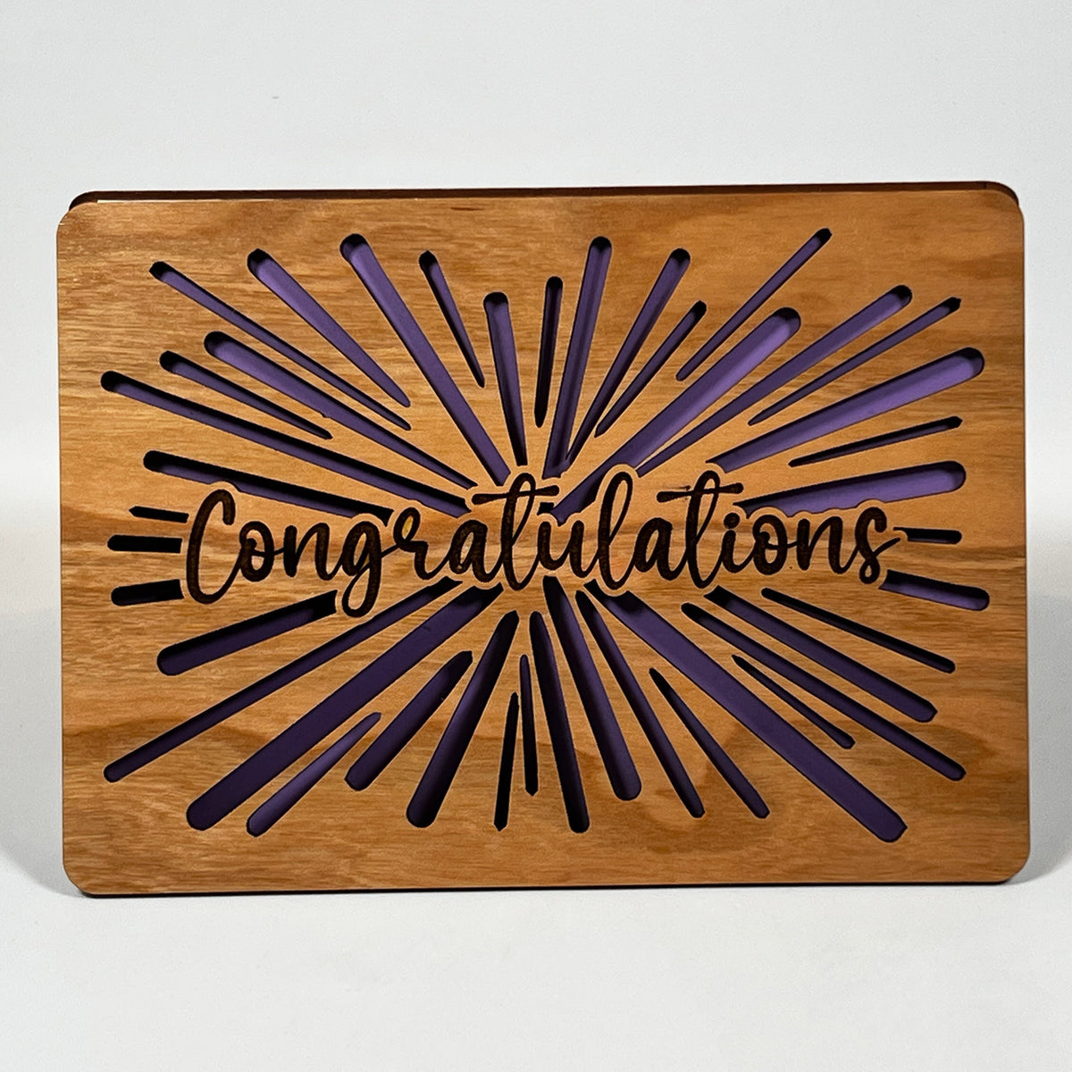 Personalized Congratulations Greeting Card – Glowforge Shop