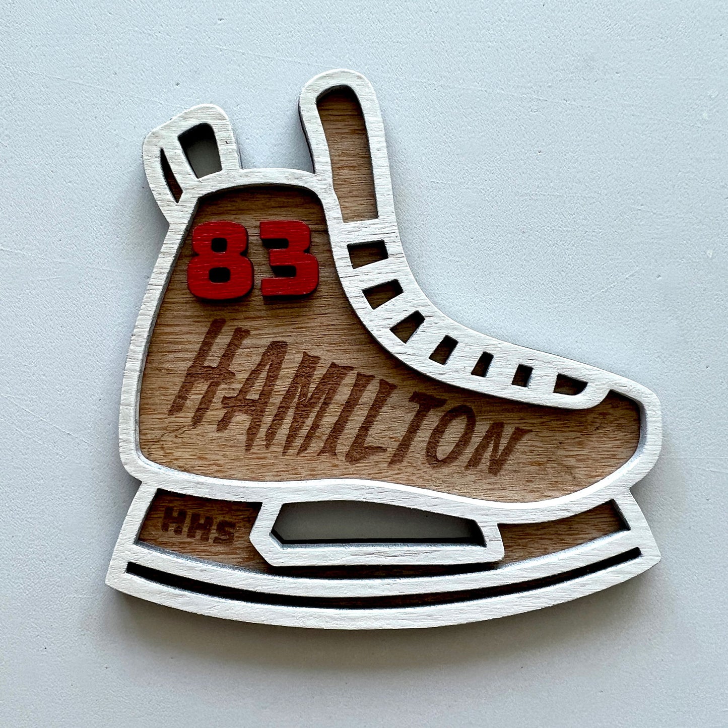 Personalized Hockey Skate Bag Tag - Hockey Skate Ornament