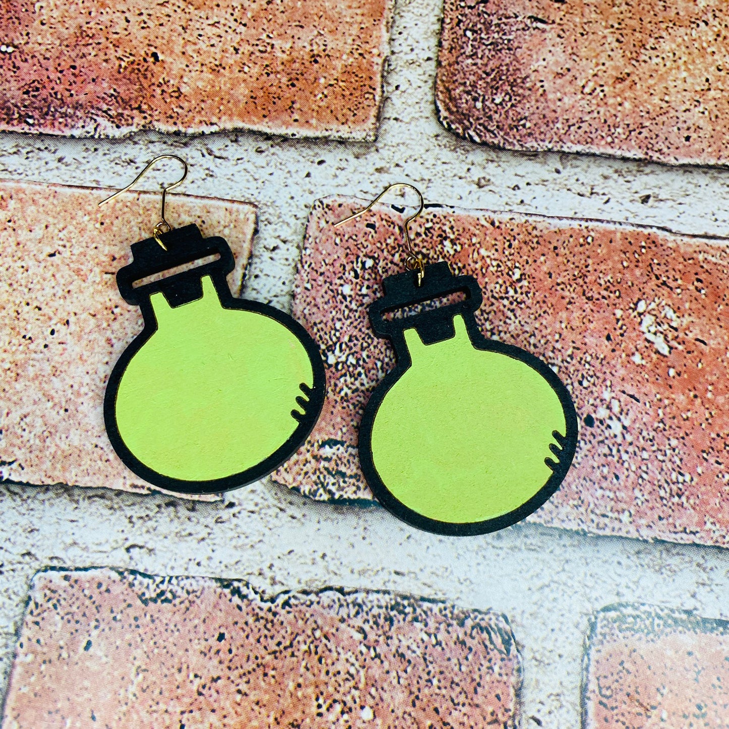 Potion Bottle Witches Brew Halloween Earrings