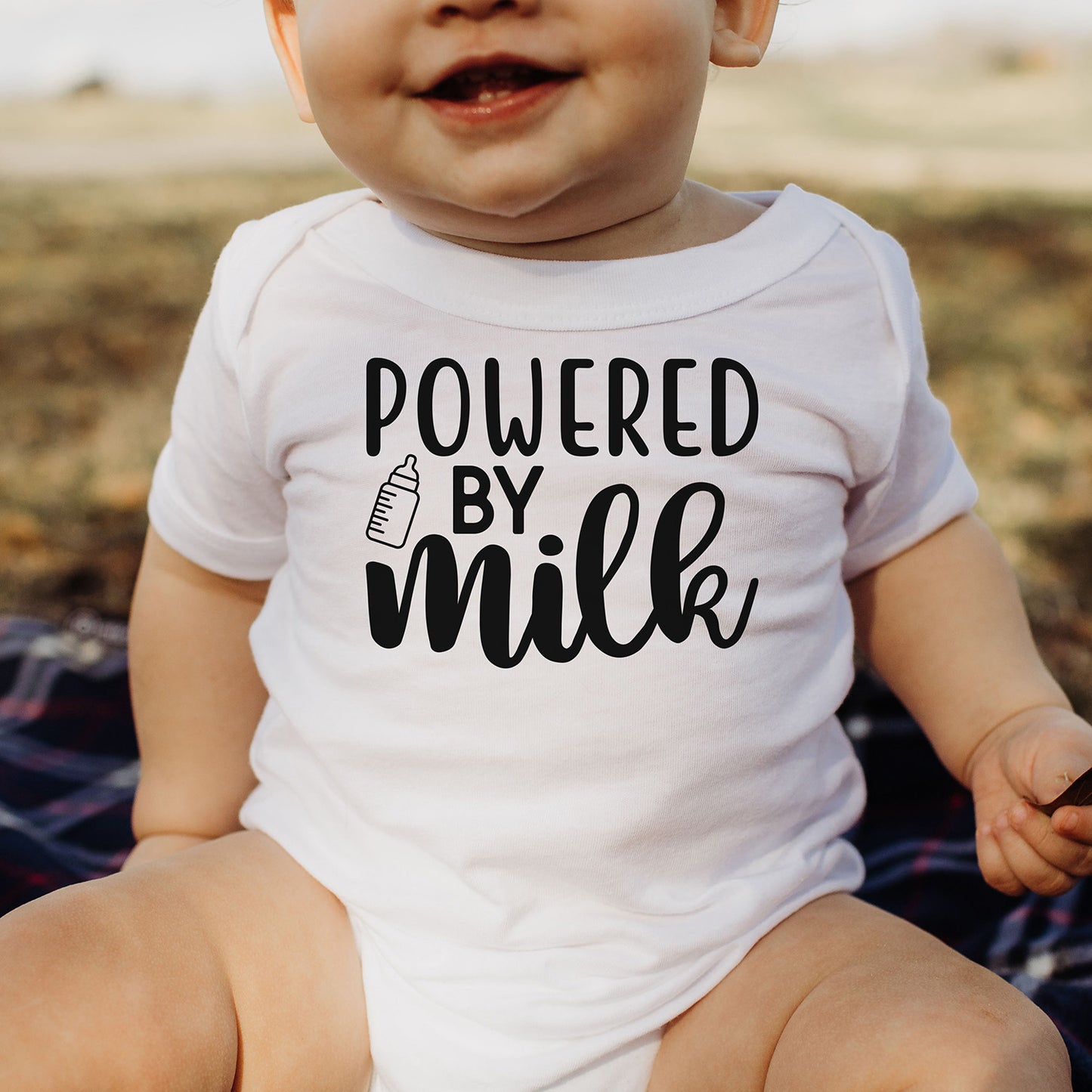"Powered By Milk" Graphic