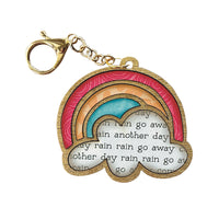 Pretty Rainbow with Cloud Keychain - Bag Tag