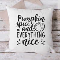 "Pumpkin Spice and Everything Nice" With Pumpkin Graphic
