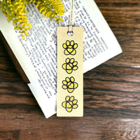 Puppy Paw Leather Bookmark (Set of 2)