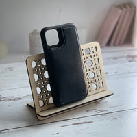 Rattan Cane Mobile Phone Stand