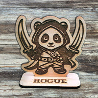 Rogue Panda Game Piece with Stand