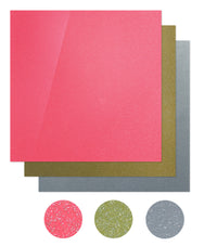 Eco Iron-On Mix Shimmer (Silver, Gold, Pink)
