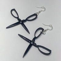 Scissor Dangle Earrings (Wide Open Scissors)