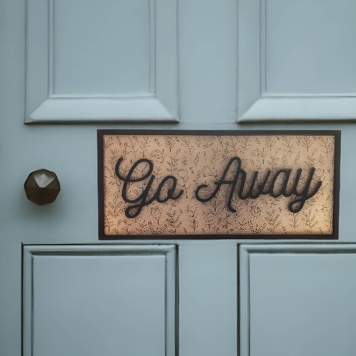 Go Away Sign