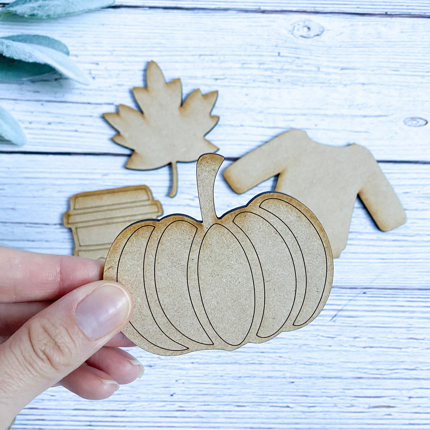 Simple Cozy Fall Magnets (Set of 4)