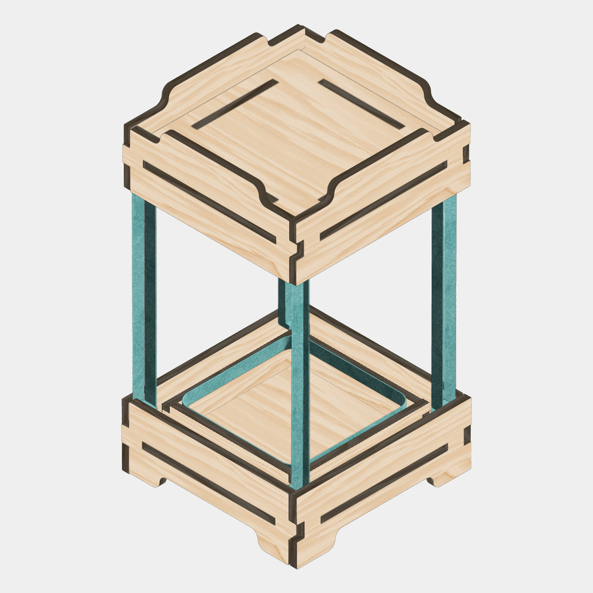 Small Stackable Display Case - Memorabilia or Miniature Toy Display ...