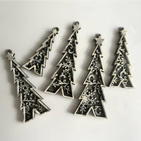 Snowflake Flourish Christmas Tree Ornaments (Set of 5)