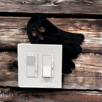 Spooky Ghost Light Switch Wrap - Halloween Home Decor