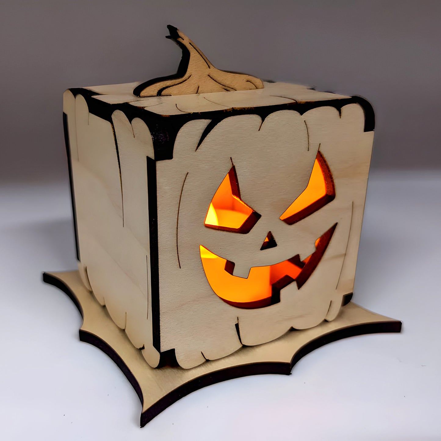 Spooky LED Candle Jack O’ Lantern