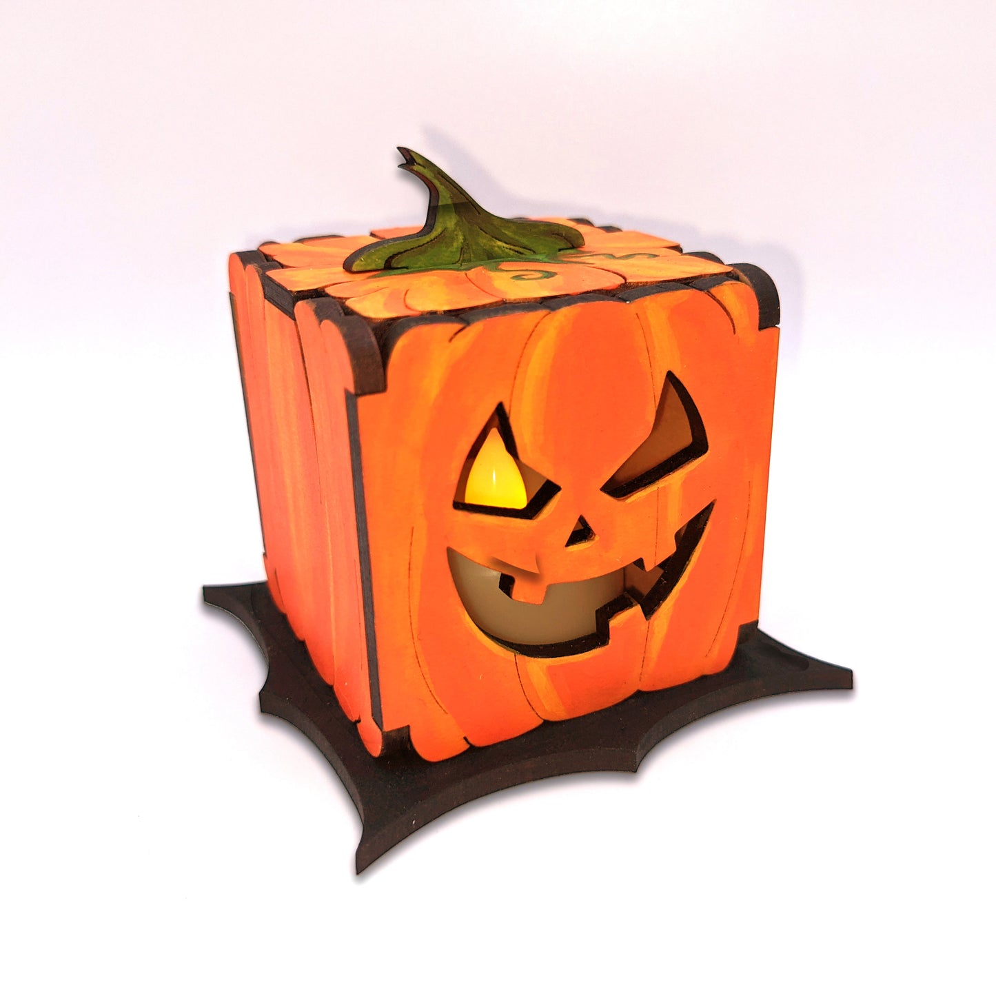 Spooky LED Candle Jack O’ Lantern