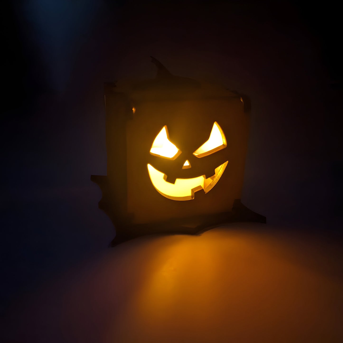 Spooky LED Candle Jack O’ Lantern