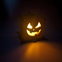 Spooky LED Candle Jack O’ Lantern