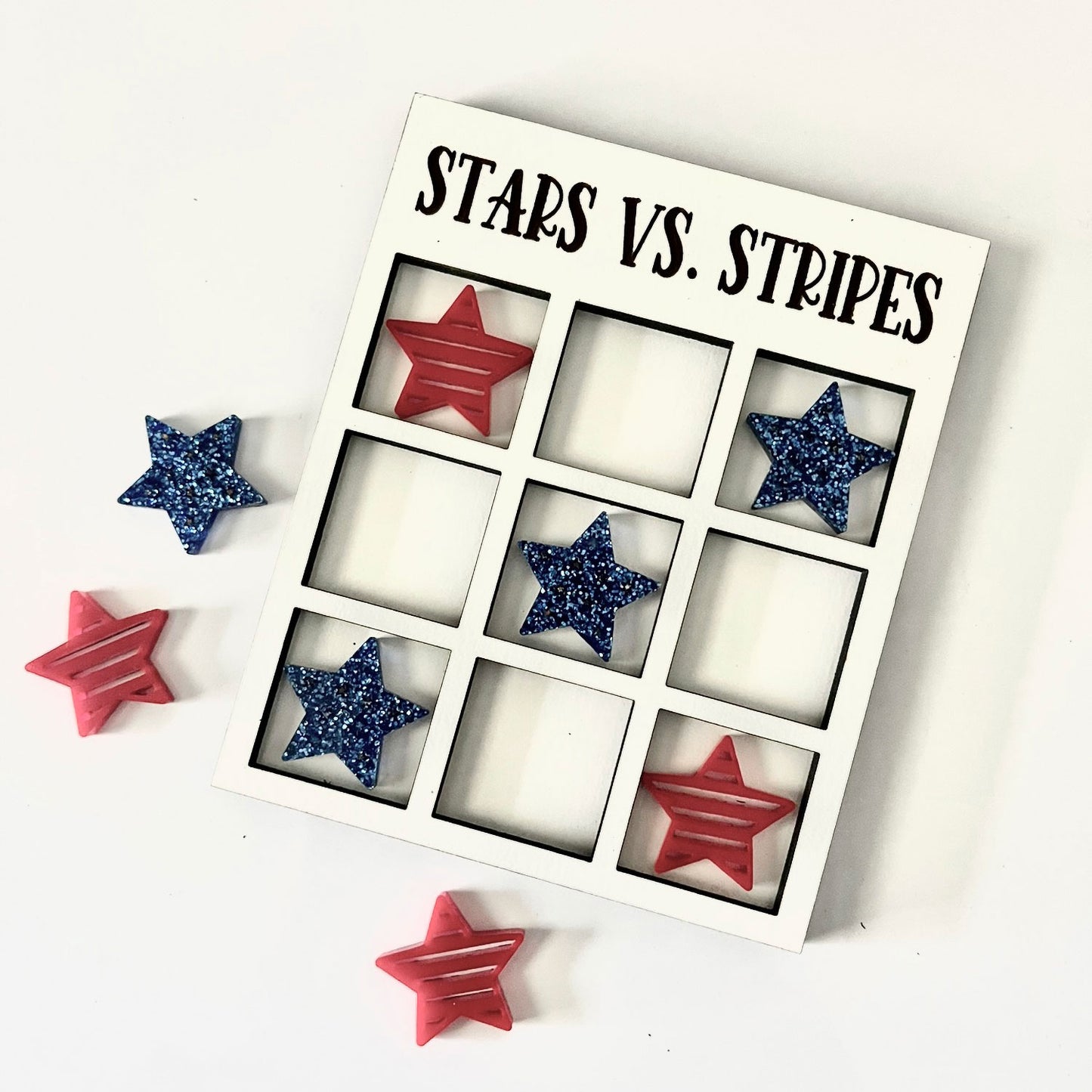 Stars and Stripes Tic-Tac-Toe Game