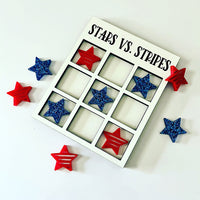 Stars and Stripes Tic-Tac-Toe Game