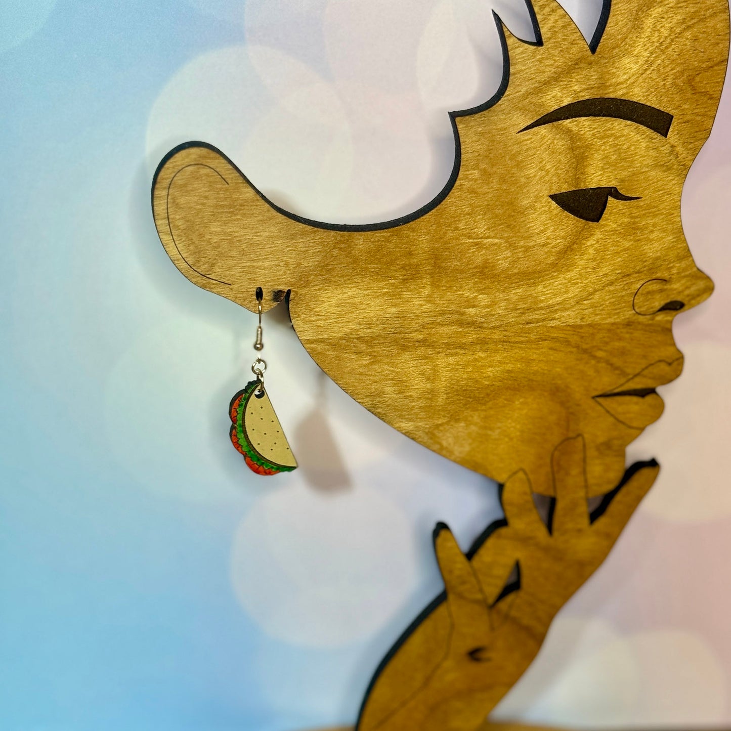 Taco Tuesday Dangle Earrings - Taco Dangle Food Earrings