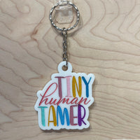 Teacher Keychain - The Tiny Human Tamer