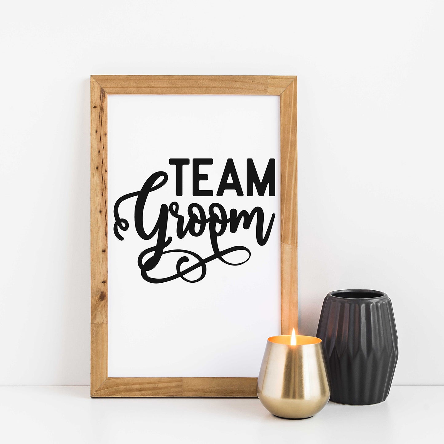 "Team Groom" Graphic
